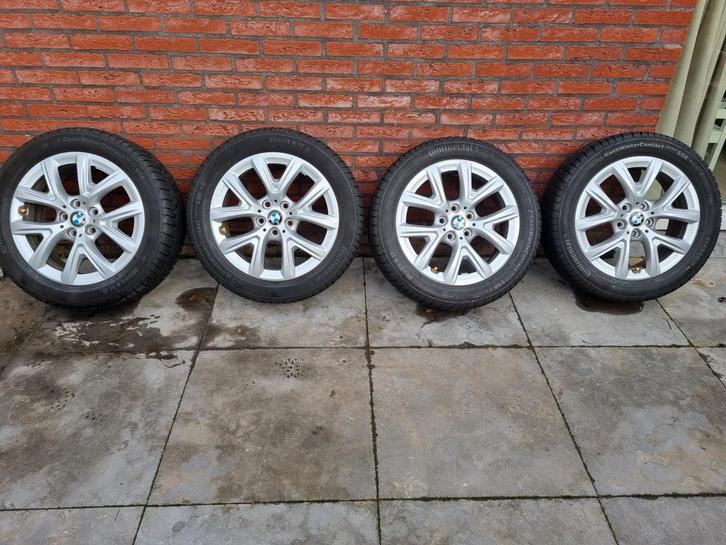 Wielset winterbanden BMW 2 serie F45 F46 17" + sneeuwketting, Auto-onderdelen, Banden en Velgen, Banden en Velgen, Winterbanden