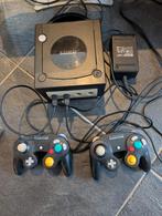 Nintendo GameCube met 2 controllers, Spelcomputers en Games, Games | Nintendo GameCube, Gebruikt, 2 spelers, Ophalen of Verzenden