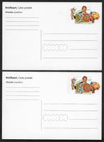Briefkaart Geuzendam 373 - 374 zegel quizmaster., Ophalen of Verzenden, Briefkaart