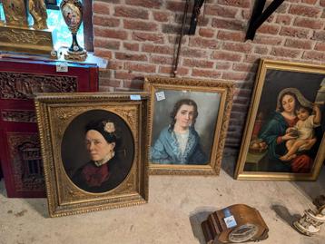 Antiek schilderij. 60x75.   €65. beschikbaar voor biedingen