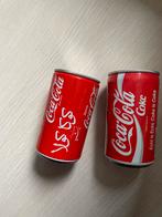 Coca-Cola Blikken Spaarpotten - Set van 2, Ophalen of Verzenden, Gebruikt, Gebruiksvoorwerp
