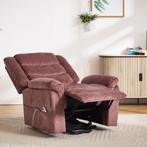 Elektrische Massage Sta-Op-Stoel. Relaxstoel Met Lift Stof., Huis en Inrichting, Fauteuils, Ophalen of Verzenden, Nieuw