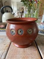 Oude aardewerk keramiek pot China. Chinese munten vaas., Antiek en Kunst, Ophalen