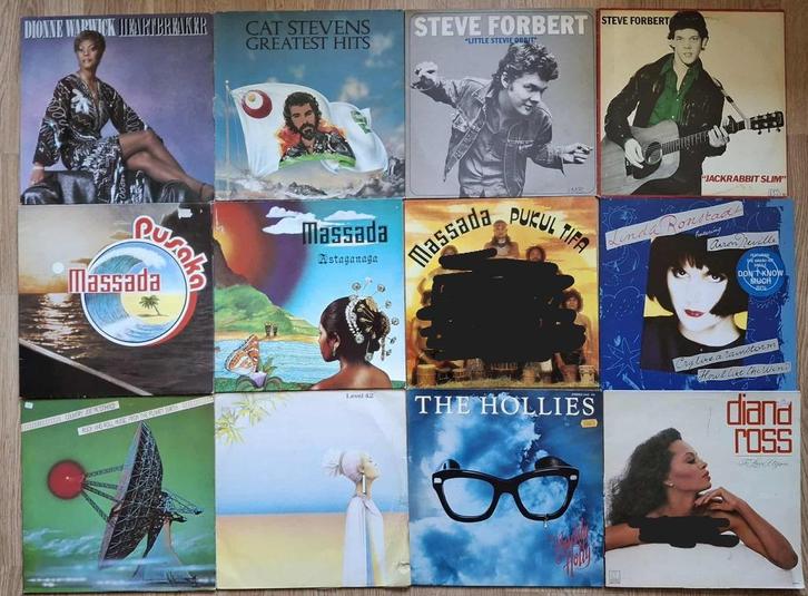 PARTIJ VAN 66 LP'S DIVERS, Cd's en Dvd's, Vinyl | Pop, Gebruikt, 1960 tot 1980, 12 inch, Ophalen of Verzenden