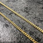14k gouden ketting gourmet massief cuban, Sieraden, Tassen en Uiterlijk, Kettingen, Ophalen of Verzenden, Zo goed als nieuw, Goud
