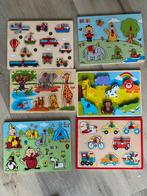 Houten kinderpuzzles, Kinderen en Baby's, Speelgoed | Kinderpuzzels, Ophalen of Verzenden, Minder dan 10 stukjes, 6 maanden tot 2 jaar