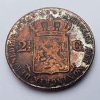 Oude koperen verzilverde valse rijksdaalder Willem-3 1863, Koning Willem III, Zilver, Ophalen of Verzenden, Losse munt