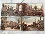 Wo1: 4x ak Ypres straatbeeld, Ophalen of Verzenden, Landmacht, Nederland, Foto of Poster