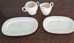 Queen's Garden servies suikerpot, melkkannetje en 2 x bord, Huis en Inrichting, Keuken | Servies, Ophalen of Verzenden, Gebruikt
