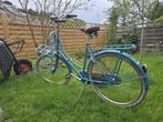Blauwe Cortina fiets met bagagedrager, Fietsen en Brommers, Fietsen | Dames | Damesfietsen, Gebruikt, Versnellingen, 56 cm of meer