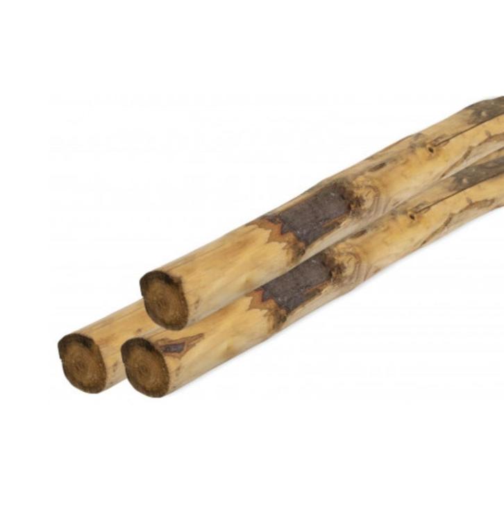 Bijna gratis kastanjepalen –natuurlijk stijlvol & duurzaam, Tuin en Terras, Palen, Balken en Planken, Nieuw, Palen, 180 tot 250 cm