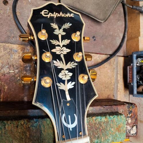 Epiphone jazz gitaar., Muziek en Instrumenten, Snaarinstrumenten | Gitaren | Elektrisch, Gebruikt, Hollow body, Epiphone, Ophalen