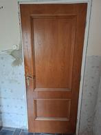 Houten Binnendeuren (Eiken) met Beslag, Doe-het-zelf en Verbouw, Deuren en Horren, Ophalen, Gebruikt, 80 tot 100 cm, Binnendeur