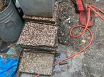 100 grindtegels. Gratis. Ophalen wordt betaald, Tuin en Terras, Tegels en Klinkers, Ophalen, Gebruikt, Minder dan 5 m², Grind