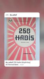 250 Hadis; Himmet Berki (buyuk boy), Boeken, Verzenden