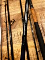 2 Preston Feeder Hengels - 4m, 100g, Watersport en Boten, Ophalen of Verzenden, Zo goed als nieuw, Werphengel
