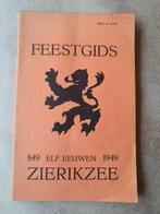 feestgids 1100 jaar Zierikzee 849 - 1949 programmaboekje, Boeken, Geschiedenis | Stad en Regio, Ophalen, Zo goed als nieuw