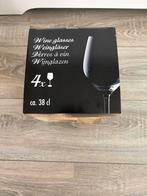 4 Luxe Wijnglazen - Nieuw in doos!, Glas of Glazen, Nieuw, Ophalen of Verzenden, Glas