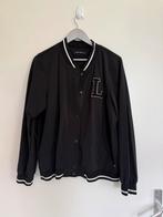 Lady Day xxl zwart travelstof bomber jack, Verzenden, Zo goed als nieuw, Maat 46/48 (XL) of groter, Zwart
