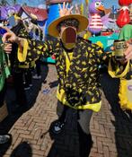 Chinees kostuum 8 stuks, Ophalen of Verzenden, Gebruikt, Kostuum, Carnaval