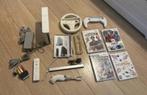 Nintendo Wii set met 4 games, Spelcomputers en Games, Spelcomputers | Nintendo Wii, Ophalen, Gebruikt, Met 1 controller, Met games