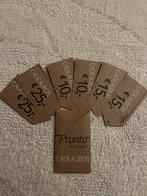 Pronto cadeaubon t.w.v. €100,-, Eén persoon, Cadeaubon
