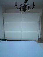 Witte kast met schuifdeuren, Ophalen, 250 tot 300 cm, Gebruikt, 200 cm of meer