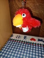 Rode Croky sleutelhanger knuffeltje 9 cm groot, Ophalen of Verzenden