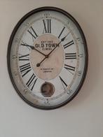 Engelse ovalenklok, Huis en Inrichting, Woonaccessoires | Klokken, Ophalen, Zo goed als nieuw, Wandklok
