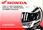 Honda CB500 manual handleiding (5584z), Motoren, Handleidingen en Instructieboekjes, Honda
