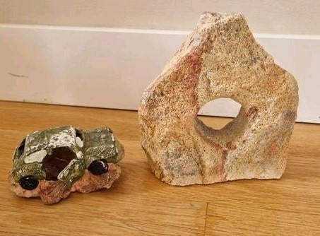 Aquarium ornament decoratie auto en rotsblok, Dieren en Toebehoren, Ophalen, Zo goed als nieuw