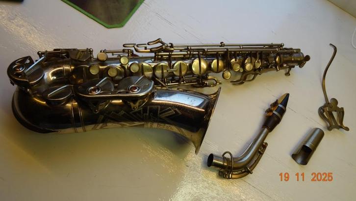 Lignatone altsax, Muziek en Instrumenten, Blaasinstrumenten | Saxofoons, Gebruikt, Alt, Ophalen