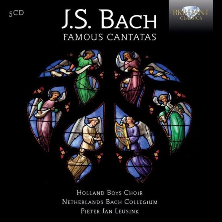 J.S. Bach: Famous Cantatas ( nieuw in seal ) 5 cds, Cd's en Dvd's, Cd's | Klassiek, Nieuw in verpakking, Overige typen, Barok