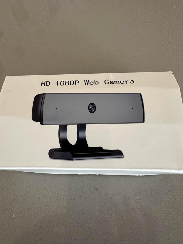 HD 1080P Webcam - Perfect voor Videogesprekken!, Computers en Software, Webcams, Zo goed als nieuw, Bedraad, ChromeOS, Monitorclip