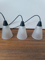 Drie leuke hanglampen, Ophalen of Verzenden, Zo goed als nieuw, Glas, Minder dan 50 cm