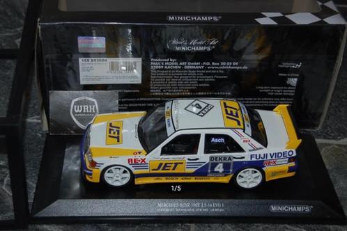1:18 MERCEDES 190 DTM 1989 #4 ASCH JET Minichamps in box WRH, Hobby en Vrije tijd, Modelauto's | 1:18, Zo goed als nieuw, Auto