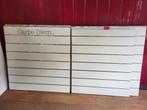 7 Slatwall panelen, diverse afmetingen (zie tekst), Ophalen, Gebruikt, Overige materialen, Minder dan 20 mm