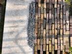 Gebakken oude waaltjes / klinkers geel rood gemêleerd - 20m², Tuin en Terras, Tegels en Klinkers, Ophalen, Overige materialen