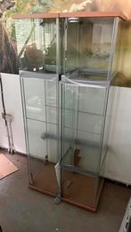 IKEA vitrines 2x in nette staat., Ophalen, 50 tot 100 cm, Zo goed als nieuw, Minder dan 100 cm