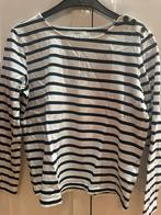 Des Petits Hauts, tshirt met streepje/marinière, Wit, Ophalen of Verzenden, Zo goed als nieuw, Korte mouw