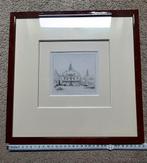 Zeeland: Beursgebouw Vlissingen Houtgravure uit 1881, Ophalen of Verzenden