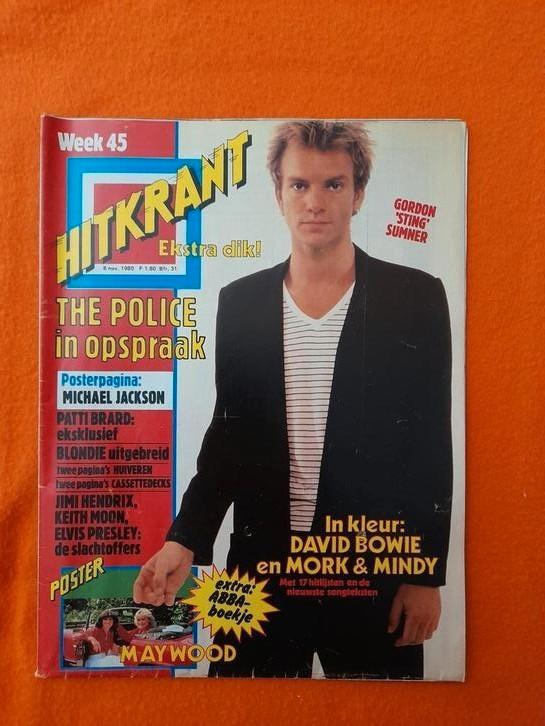 Hitkranten uit 1980, Boeken, Tijdschriften en Kranten, Gelezen, Muziek, Film of Tv, Ophalen of Verzenden
