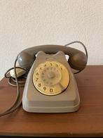 1960s Rotary Telephone (Grey) – Dutch PTT T65-style, Telecommunicatie, Vaste telefoons | Niet Draadloos, Ophalen, Niet werkend