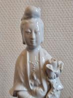 Vintage Chinees porselein beeld van Guanyin hoogte 30 cm, Ophalen of Verzenden
