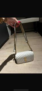 SAINT LAURENT tas, Overige merken, Wit, Ophalen of Verzenden, Zo goed als nieuw
