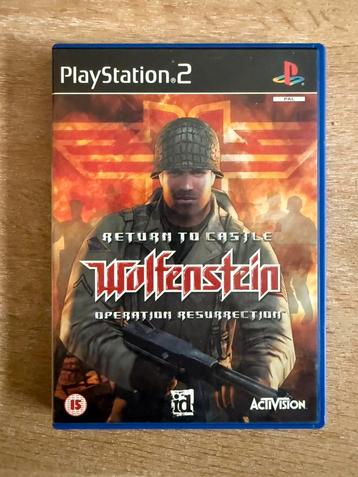Return to Castle Wolfenstein (PAL) PS2 beschikbaar voor biedingen