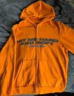 Billie Eilish Merch vest maat L Oranje, Ophalen of Verzenden, Zo goed als nieuw, Maat 52/54 (L), Oranje