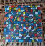 Klein kunstwerk, Antiek en Kunst, Kunst | Schilderijen | Abstract, Ophalen of Verzenden
