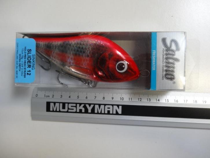 Kunstaas: Salmo Slider 12 Sinking Jerkbaits, Watersport en Boten, Hengelsport | Roofvissen, Nieuw, Overige typen, Verzenden