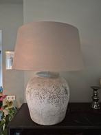 Taupe lamp inclusief lamp, Huis en Inrichting, Lampen | Vloerlampen, Ophalen, Zo goed als nieuw, Overige materialen, Minder dan 100 cm